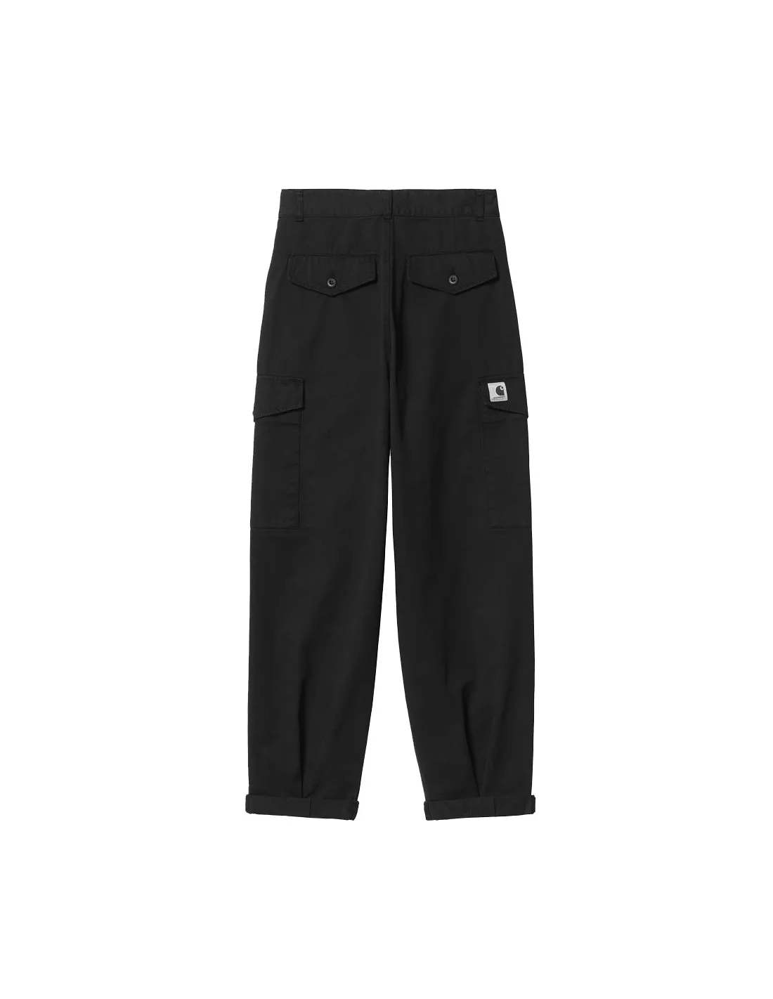 CARHARTT WIP W' COLLINS PANT BLACK GARMENT DYED