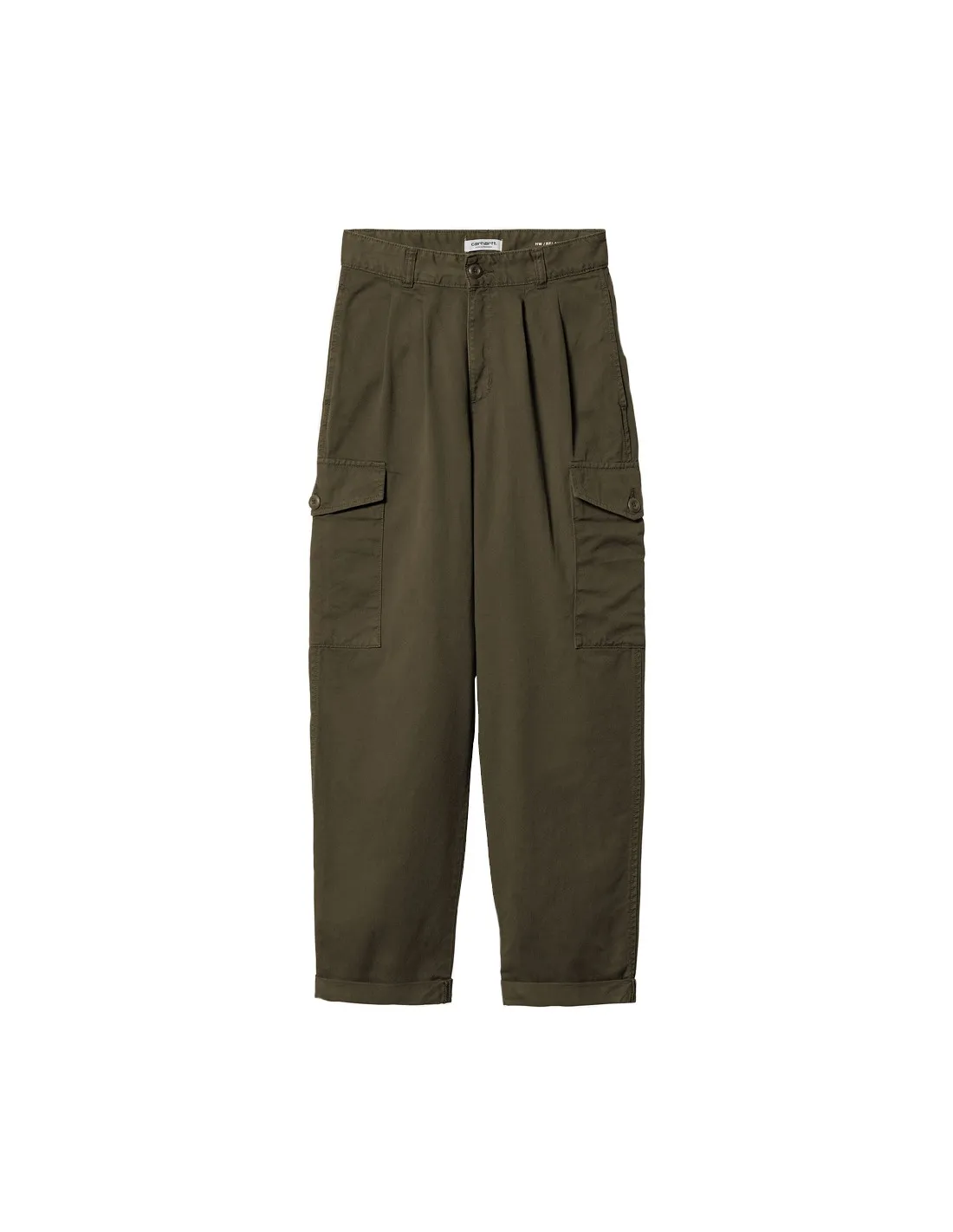 CARHARTT WIP W' COLLINS PANT CYPRESS GARMENT DYED