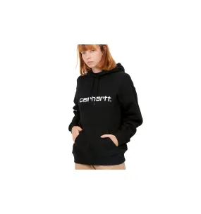 CARHARTT WIP W' HOODED CARHARTT BLACK/WHITE