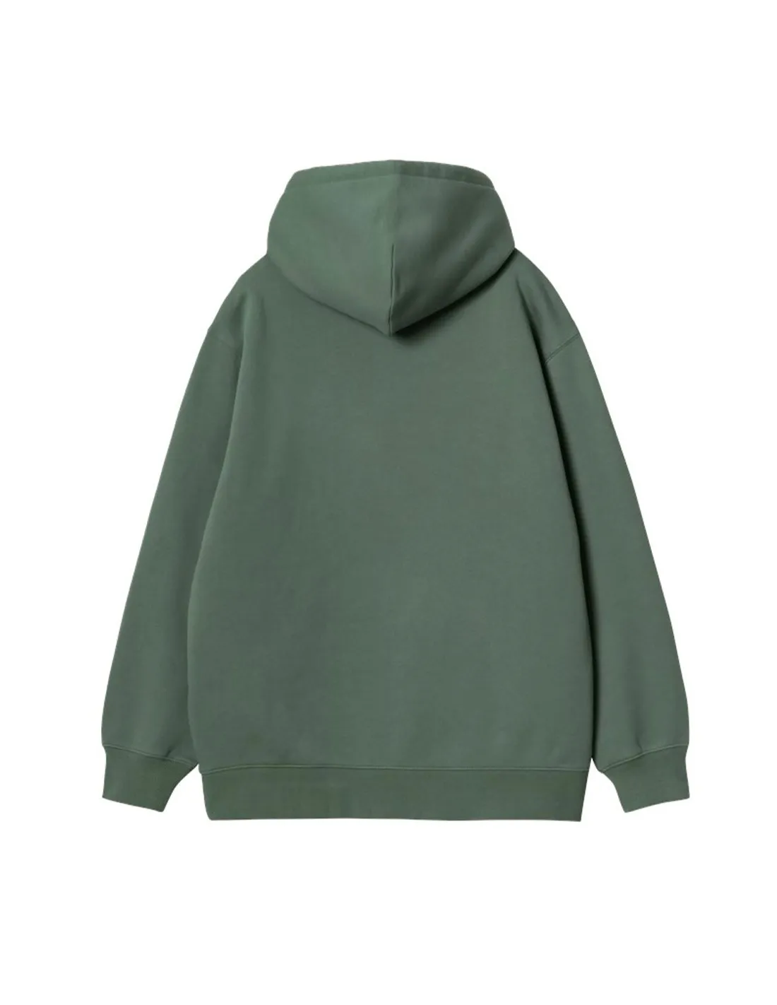 CARHARTT WIP W' HOODED CARHARTT SWEATSHIRT DUCK GREEN/AURA