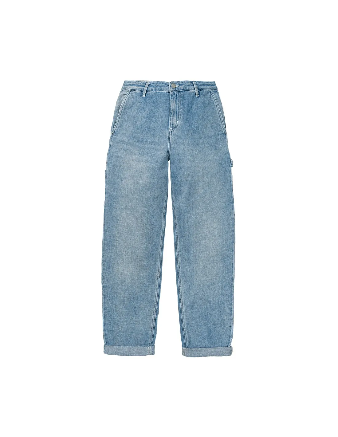 CARHARTT WIP W' PIERCE PANT BLUE LIGHT STONE WASHED