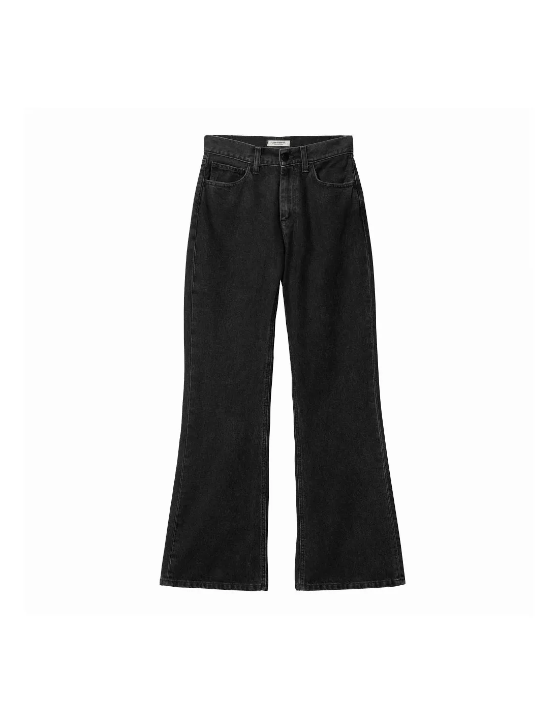 CARHARTT WIP W' VARNEY PANT BLACK STONE WASHED