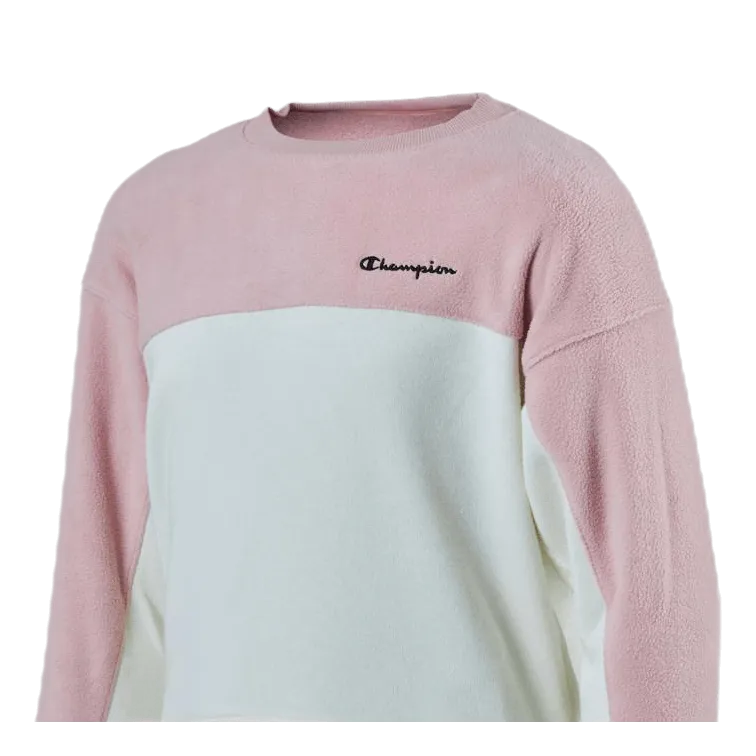 Champion Crewneck Sweatshirt Junior Pink