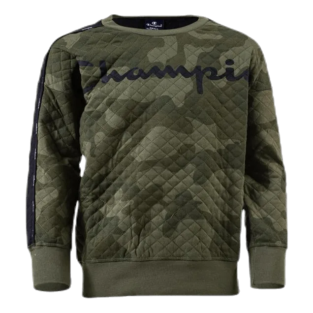 Champion Crewneck Sweatshirt Patterned/Green