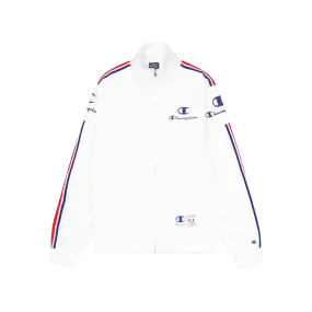 Champion Full Zip Sweatshirt White