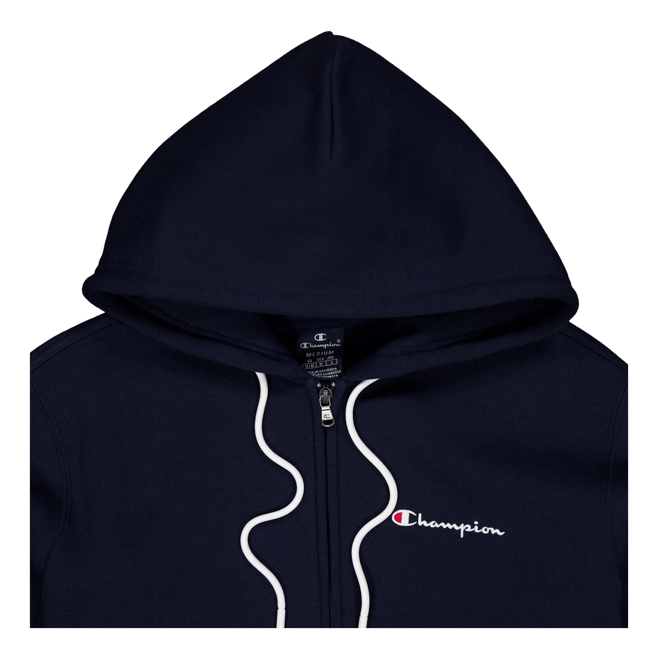 Champion Hooded Full Zip Sweatshirt Sky Captain