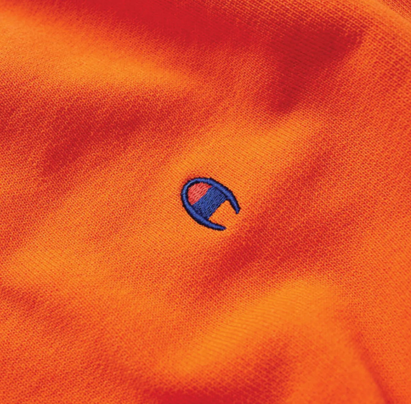 Champion Hooded Sweatshirt Orange