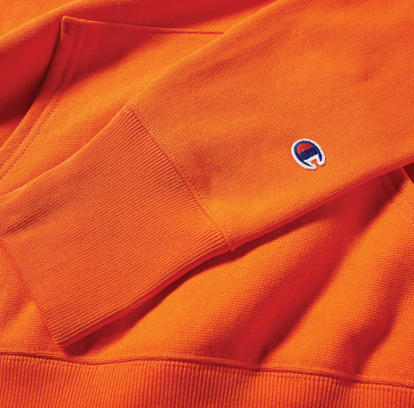 Champion Hooded Sweatshirt Orange