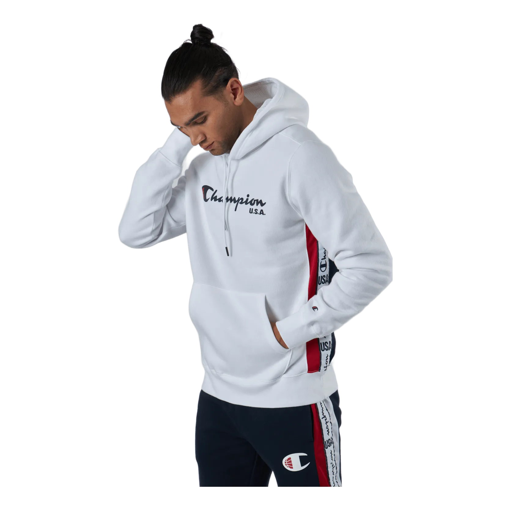 Champion Hooded Sweatshirt White