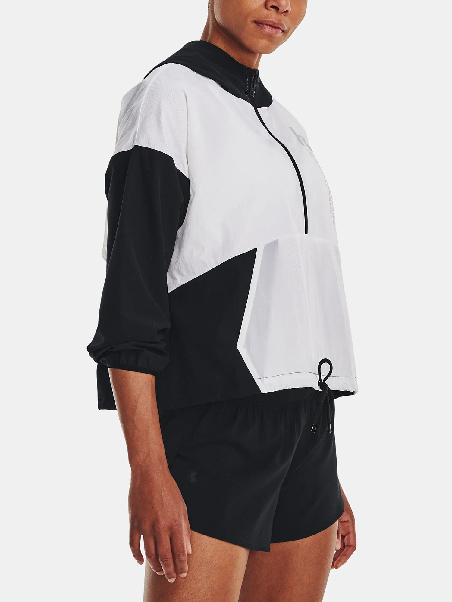 chaqueta Under Armour Woven Graphic - Black/White - women´s