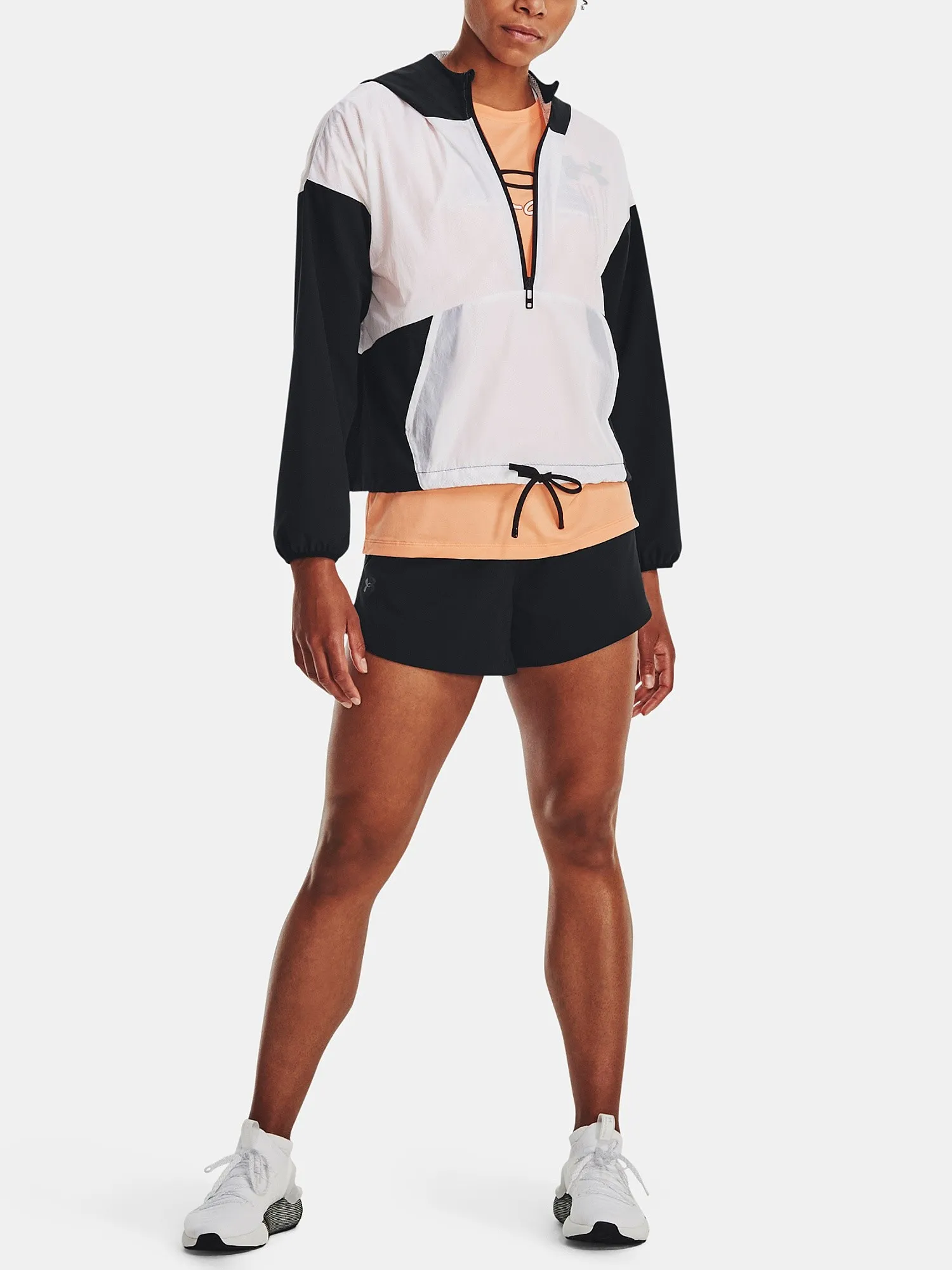 chaqueta Under Armour Woven Graphic - Black/White - women´s