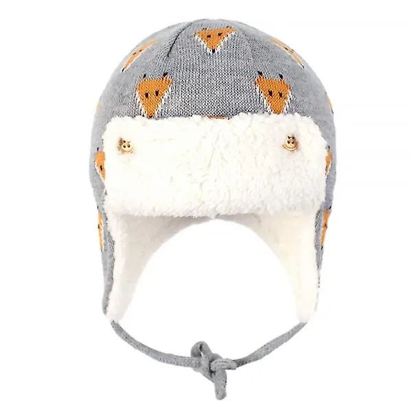 Child Ear Protection Lovely Child Cotton Hat Pattern Winter Kid Hat