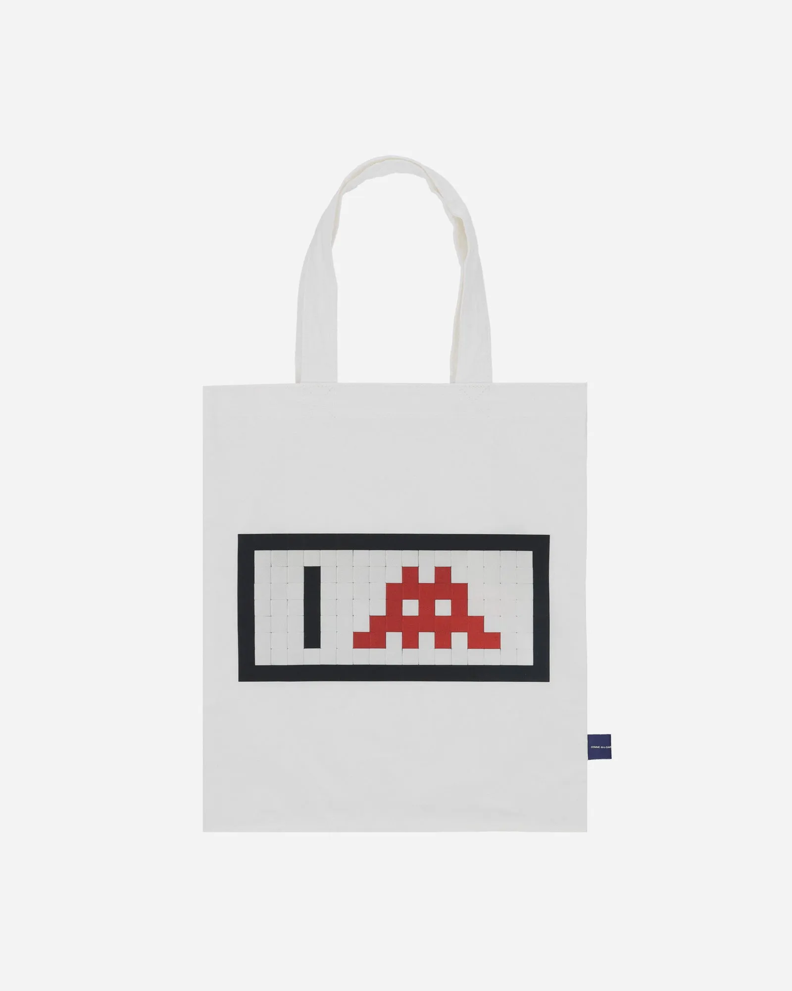 Comme des Garçons Invader Cotton Tote Bag