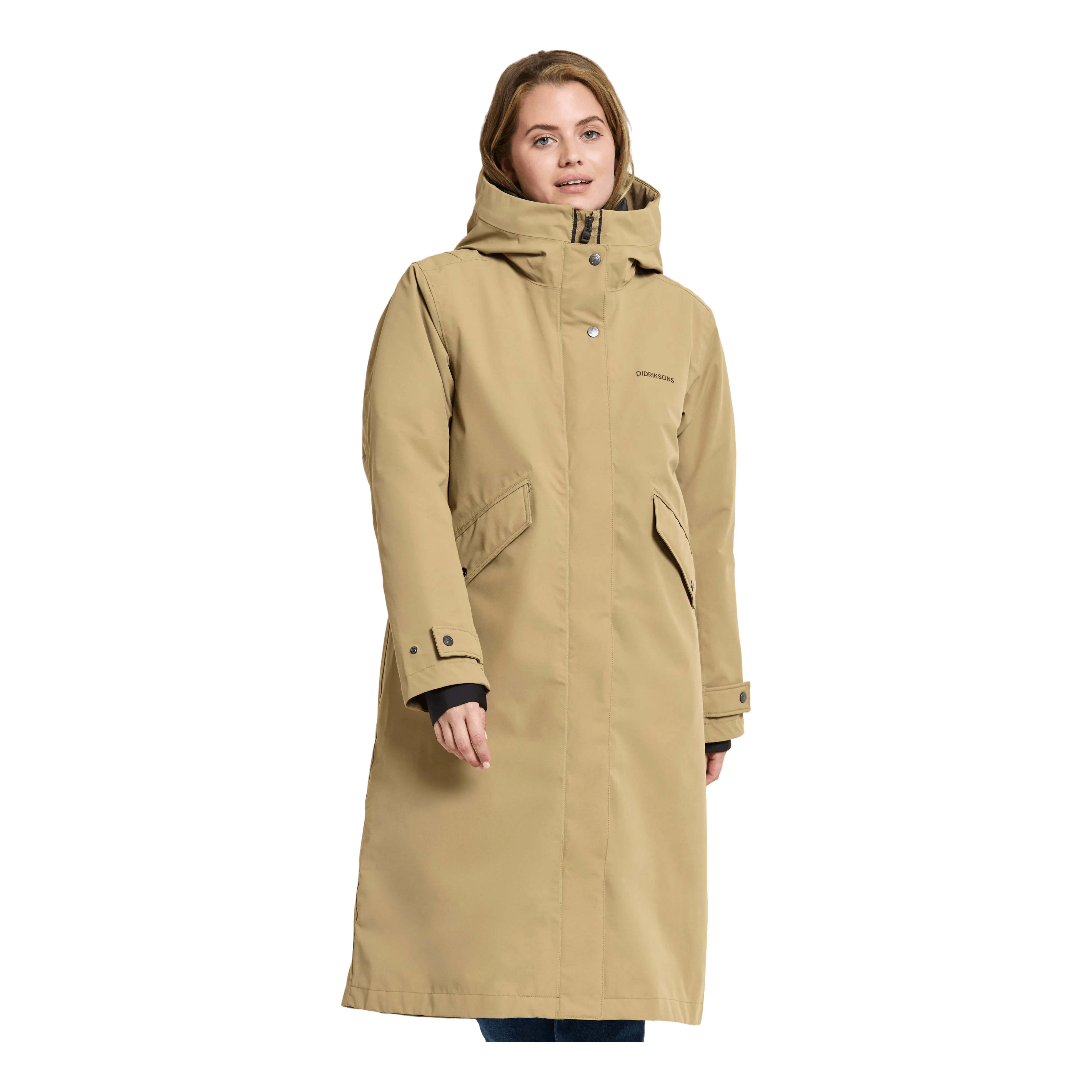 Didriksons Mia Wns Parka L Wood