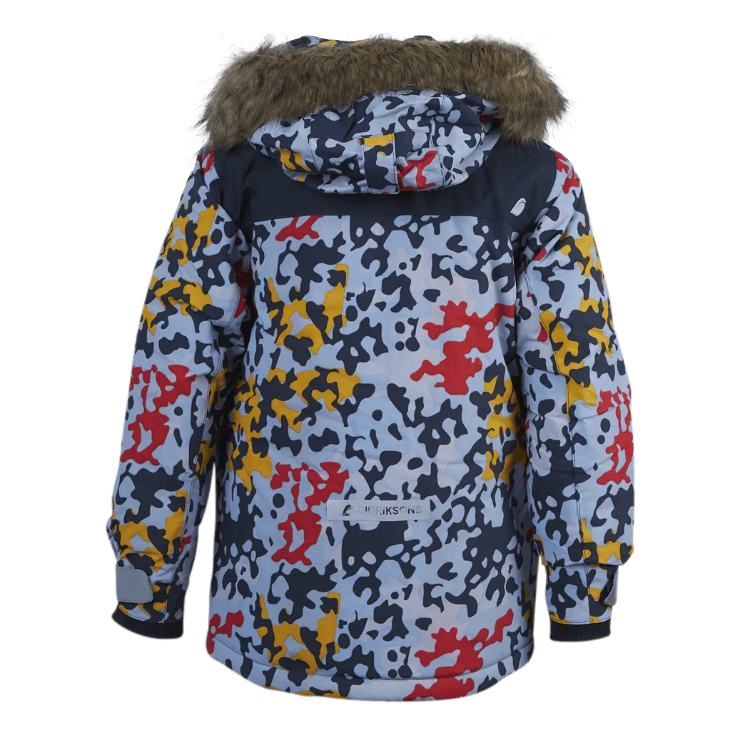 Didriksons Polarbjörnen Printed Parka Blue/Patterned