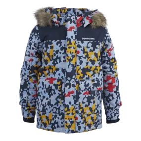 Didriksons Polarbjörnen Printed Parka Blue/Patterned