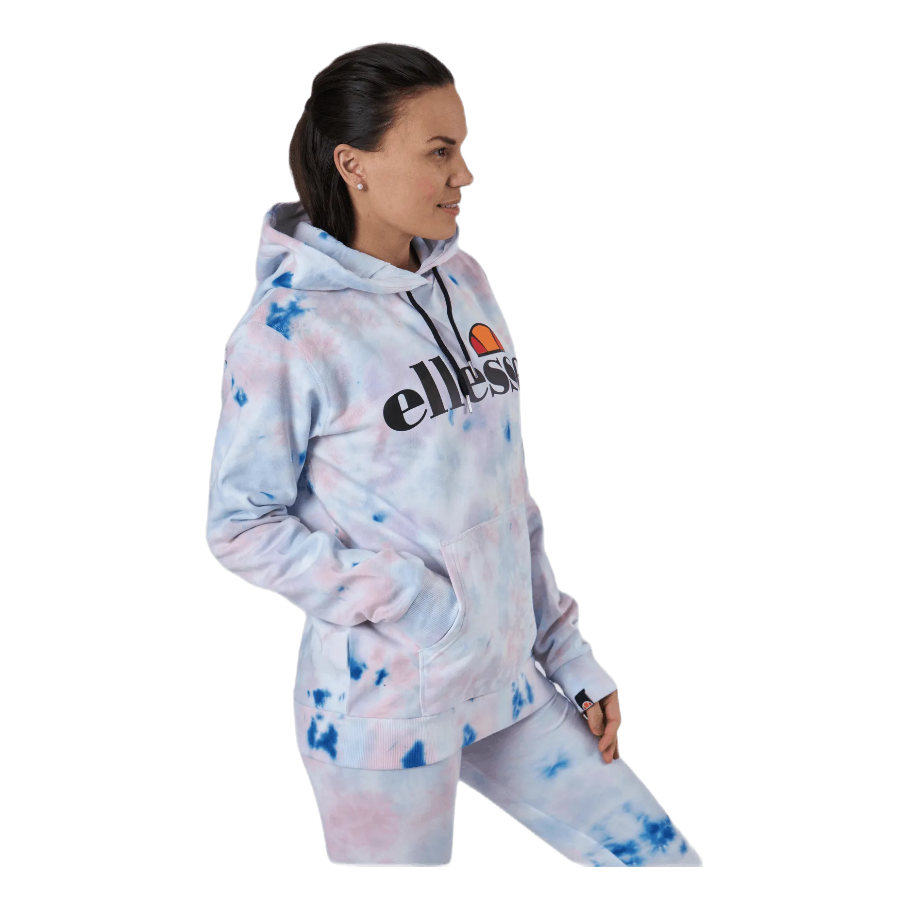 Ellesse El Torices Tie Dye Oh Hoody White