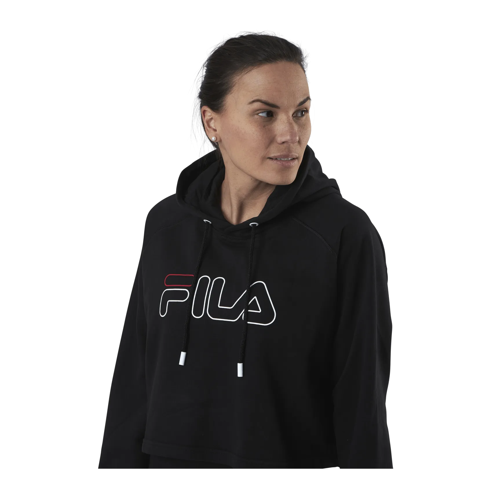 Fila Jana Cropped Hoody Black