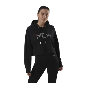 Fila Jana Cropped Hoody Black