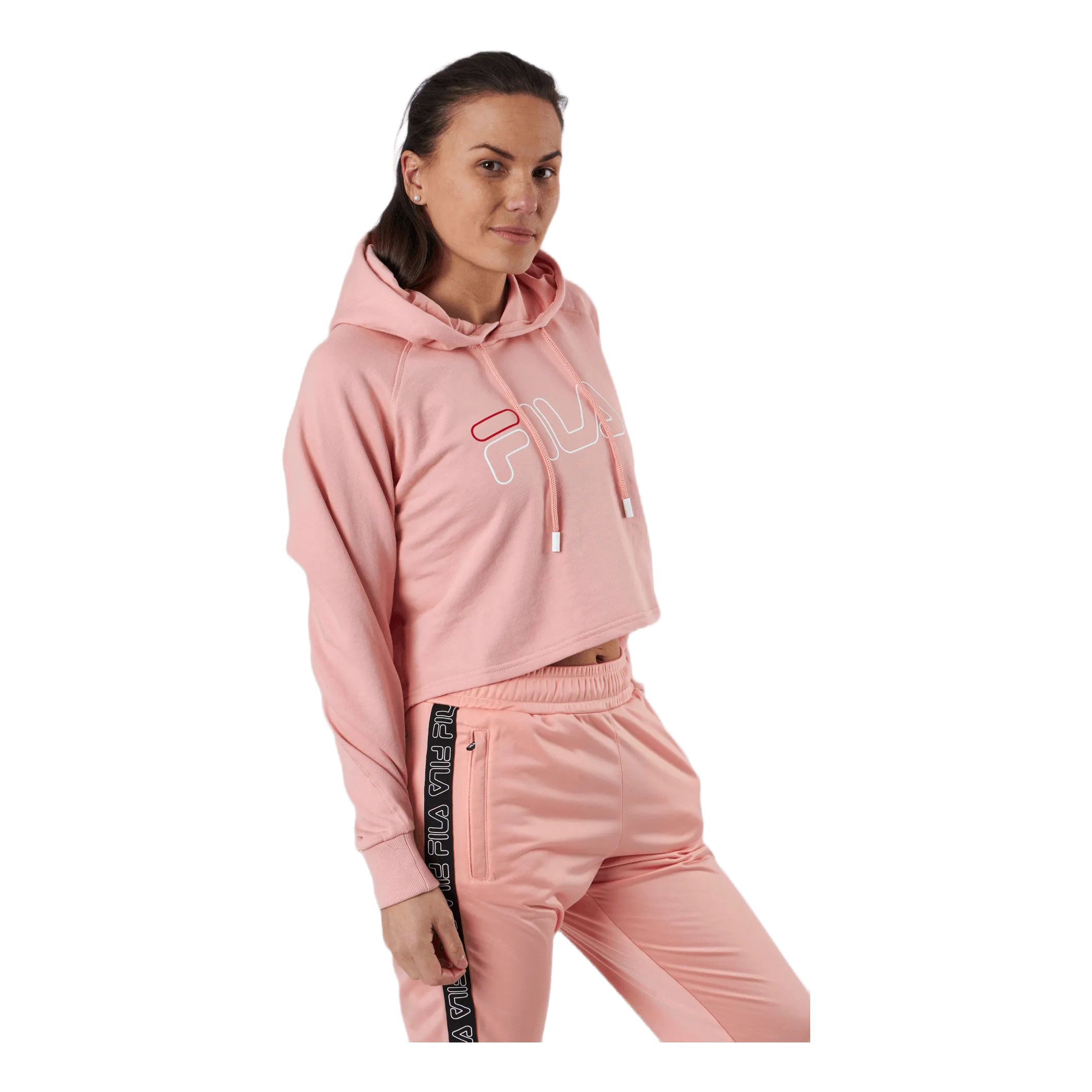 Fila Jana Cropped Hoody Pink