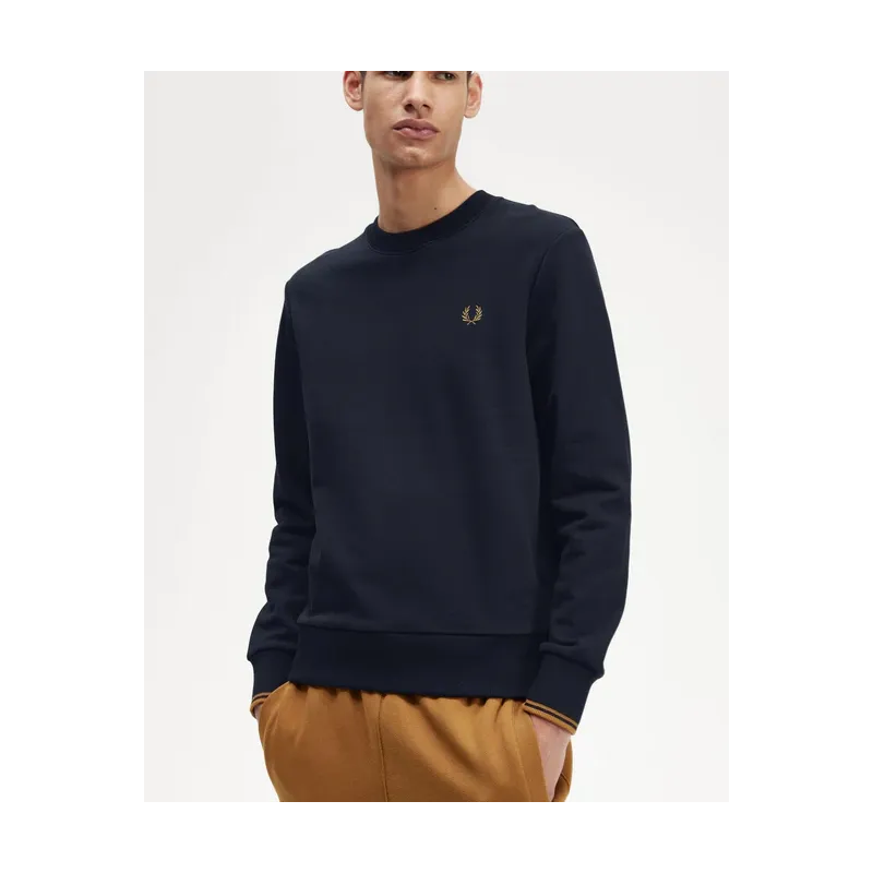 FRED PERRY CREW NECK SWEATSHIRT