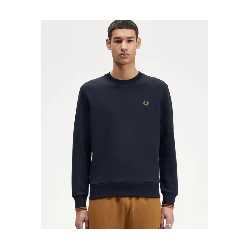 FRED PERRY CREW NECK SWEATSHIRT