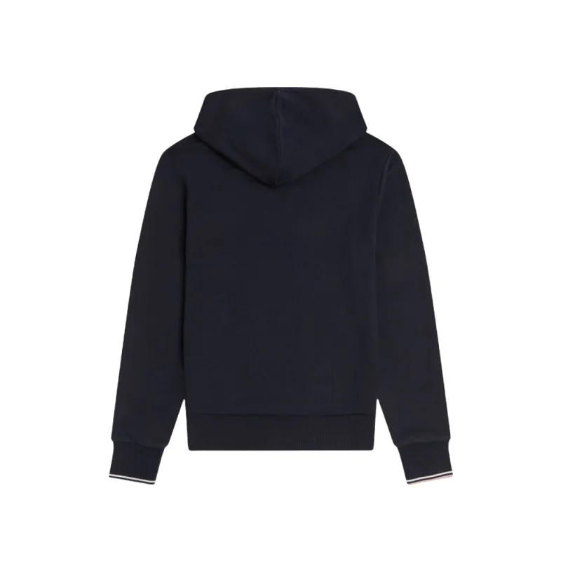 FRED PERRY TIPPED HOODED SWEATSHIRT