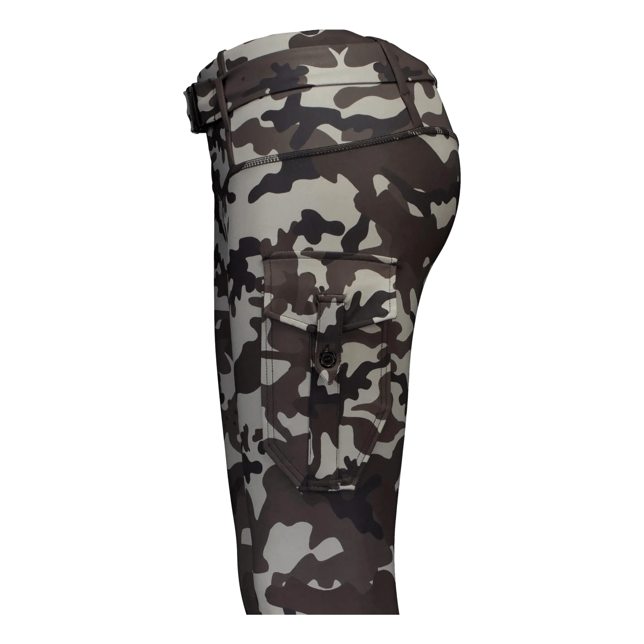 Gavelo Cargo Camo Stealth Leggings Dark Grey