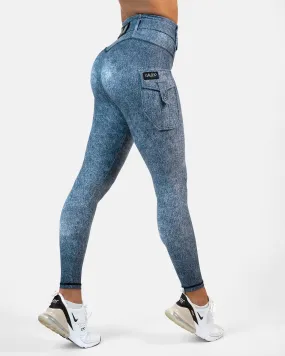 Gavelo Cargo Leggings Denim Denim