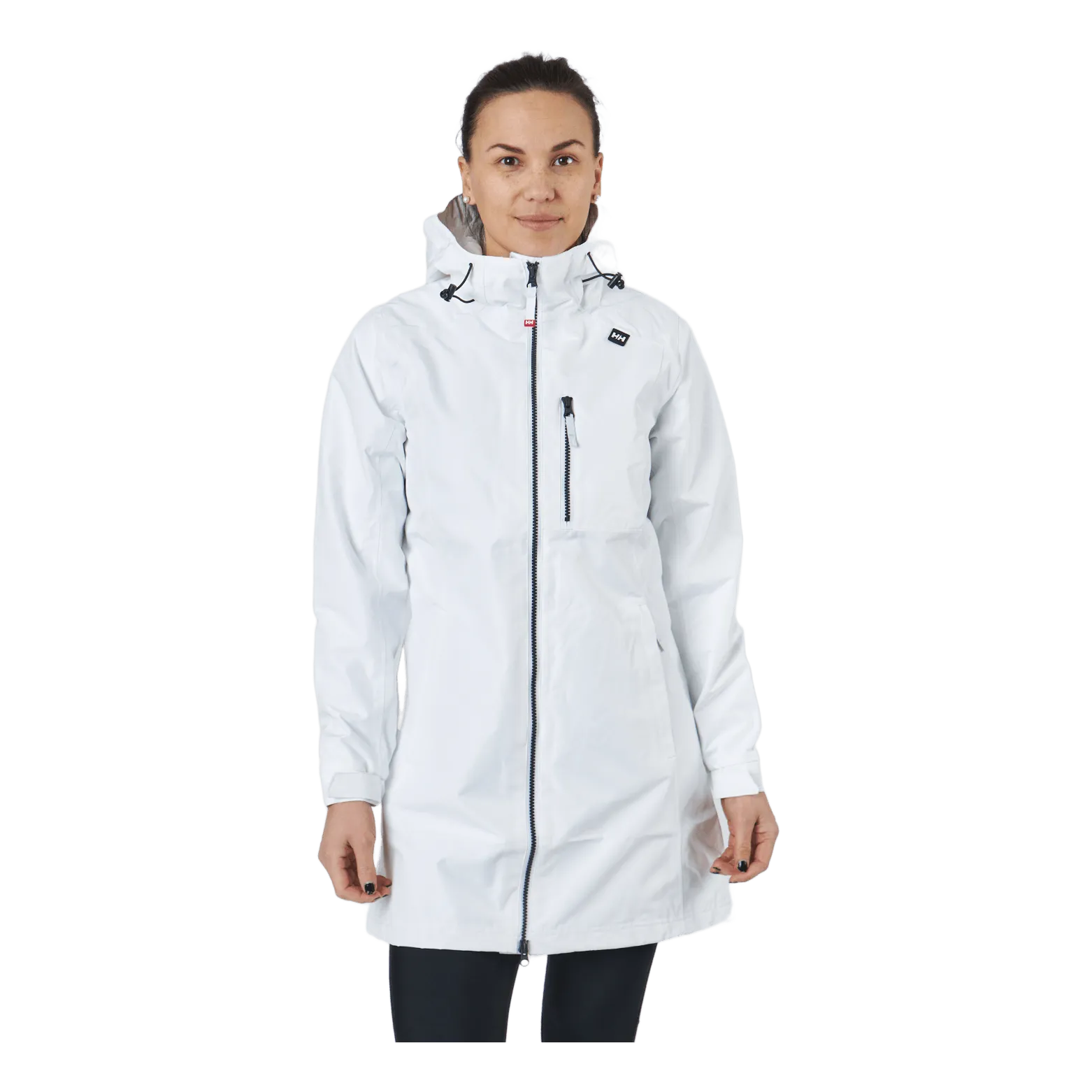 Helly Hansen W Long Belfast Jacket 002 White