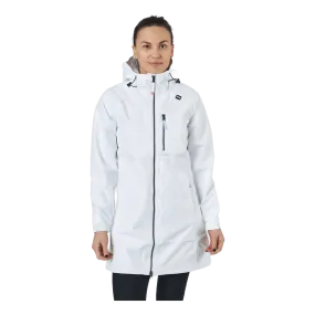 Helly Hansen W Long Belfast Jacket 002 White