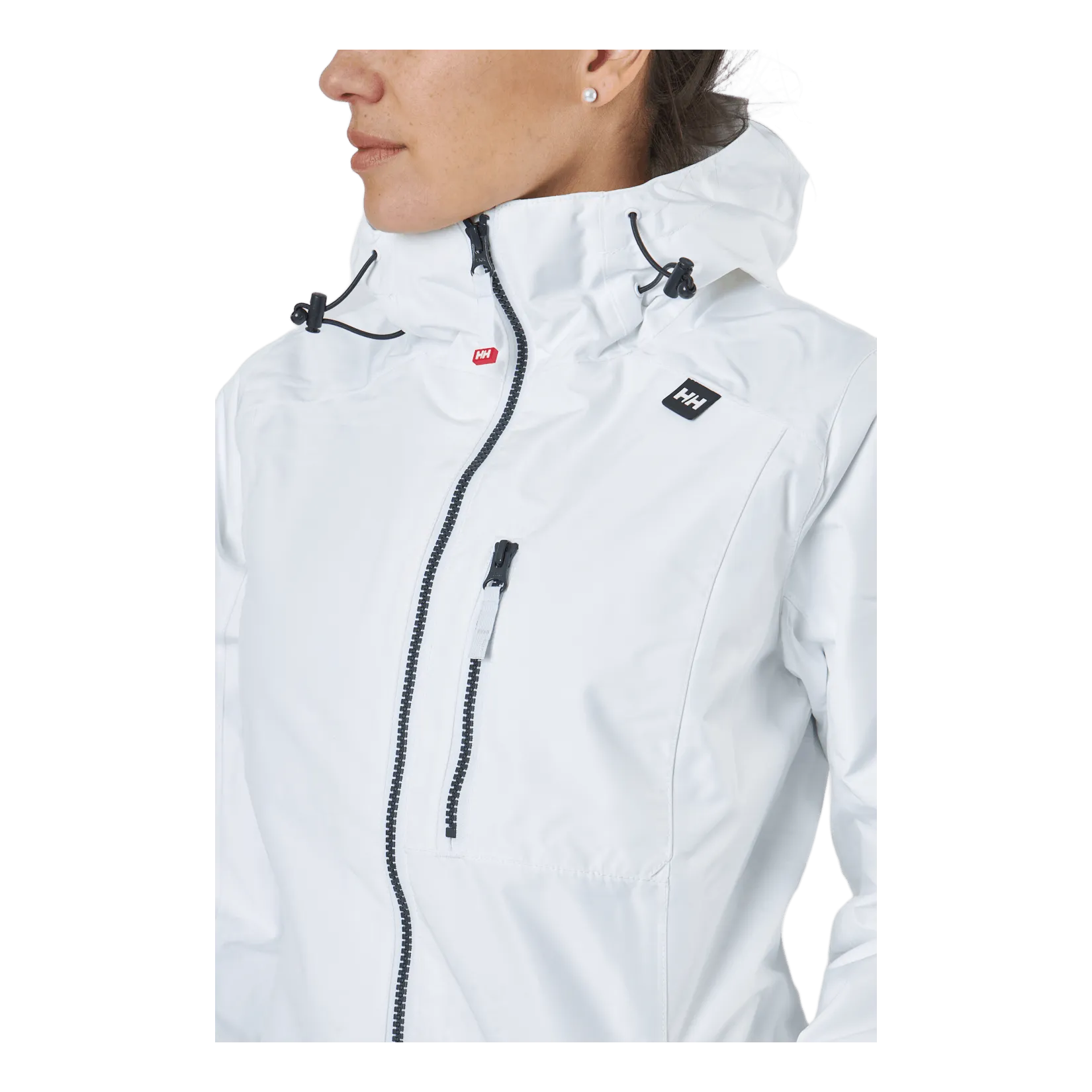 Helly Hansen W Long Belfast Jacket 002 White