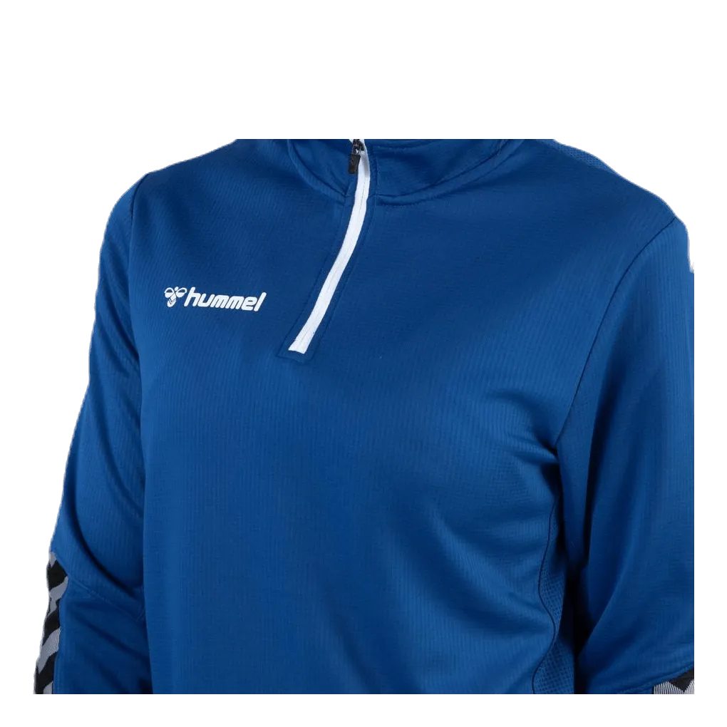 Hummel Authentic Half Zip Sweatshirt Blue