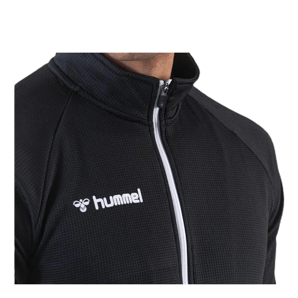 Hummel Authentic Poly Zip Jacket White/Black