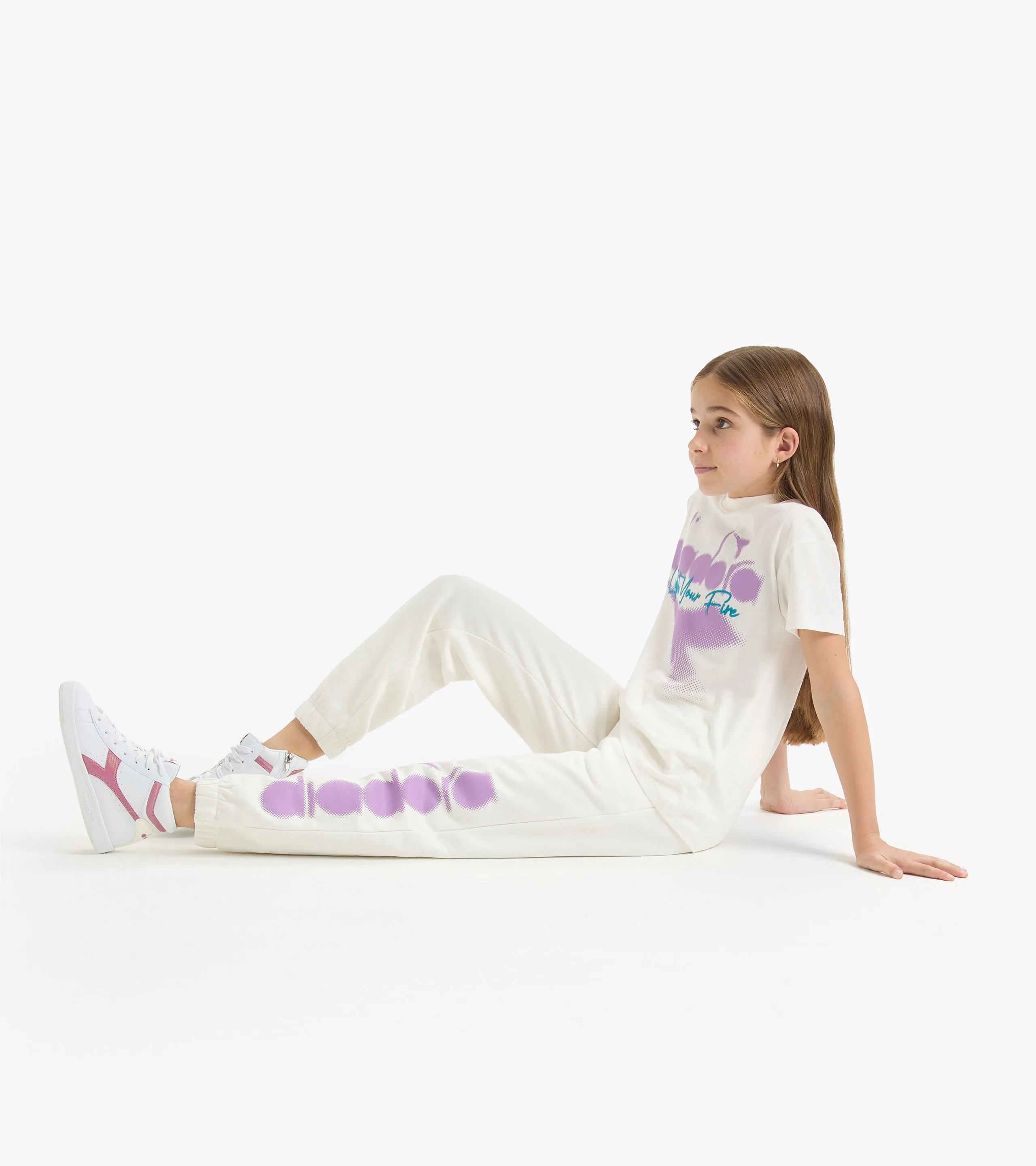 JG.JOGGER PANT LOGO PIXEL Pantalón jogger - Niña