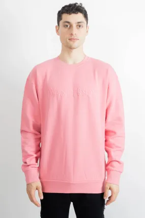 JW Anderson Logo Embroidered Sweatshirt In Pink