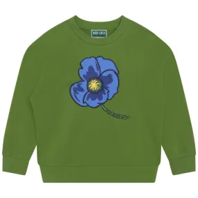 KENZO KIDS Sudadera de muletón bordada