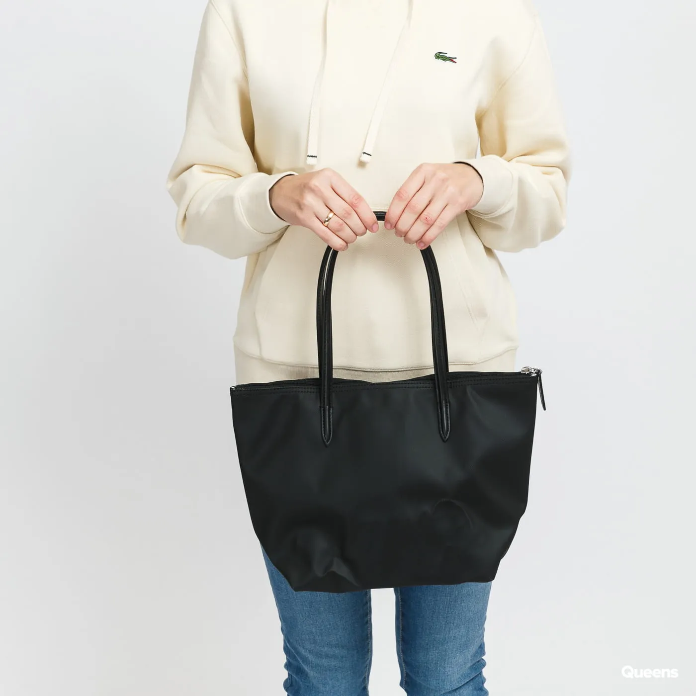 Lacoste Concept Small Zip Tote Bag