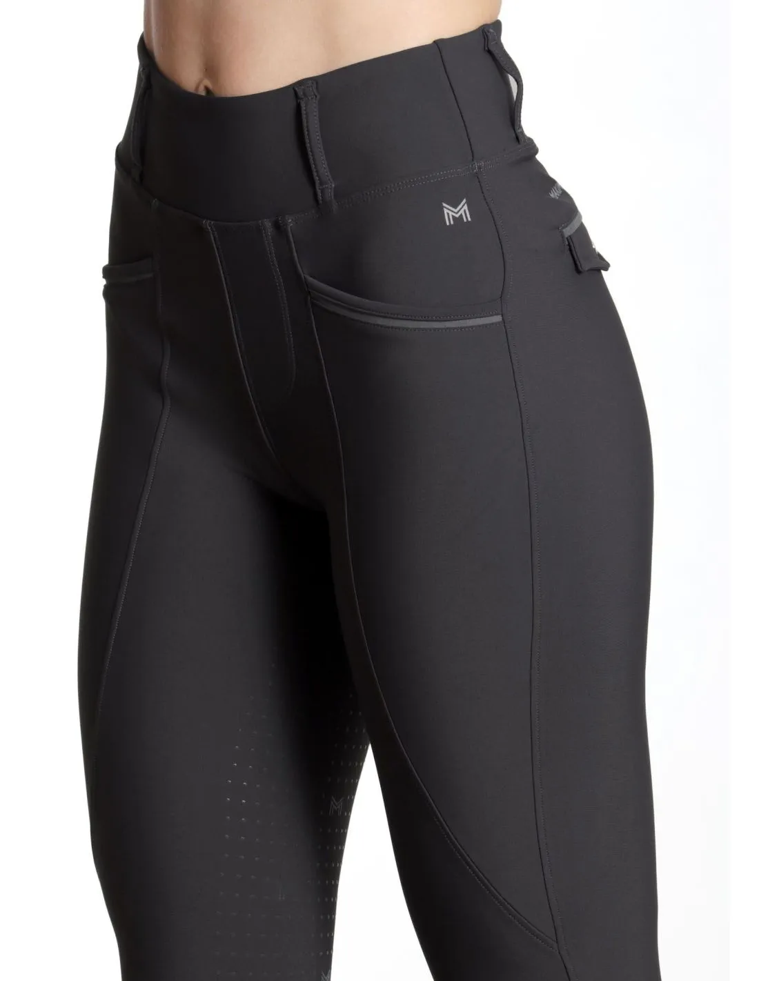 Leggings Pro Riding Charcoal Grey Maximilian