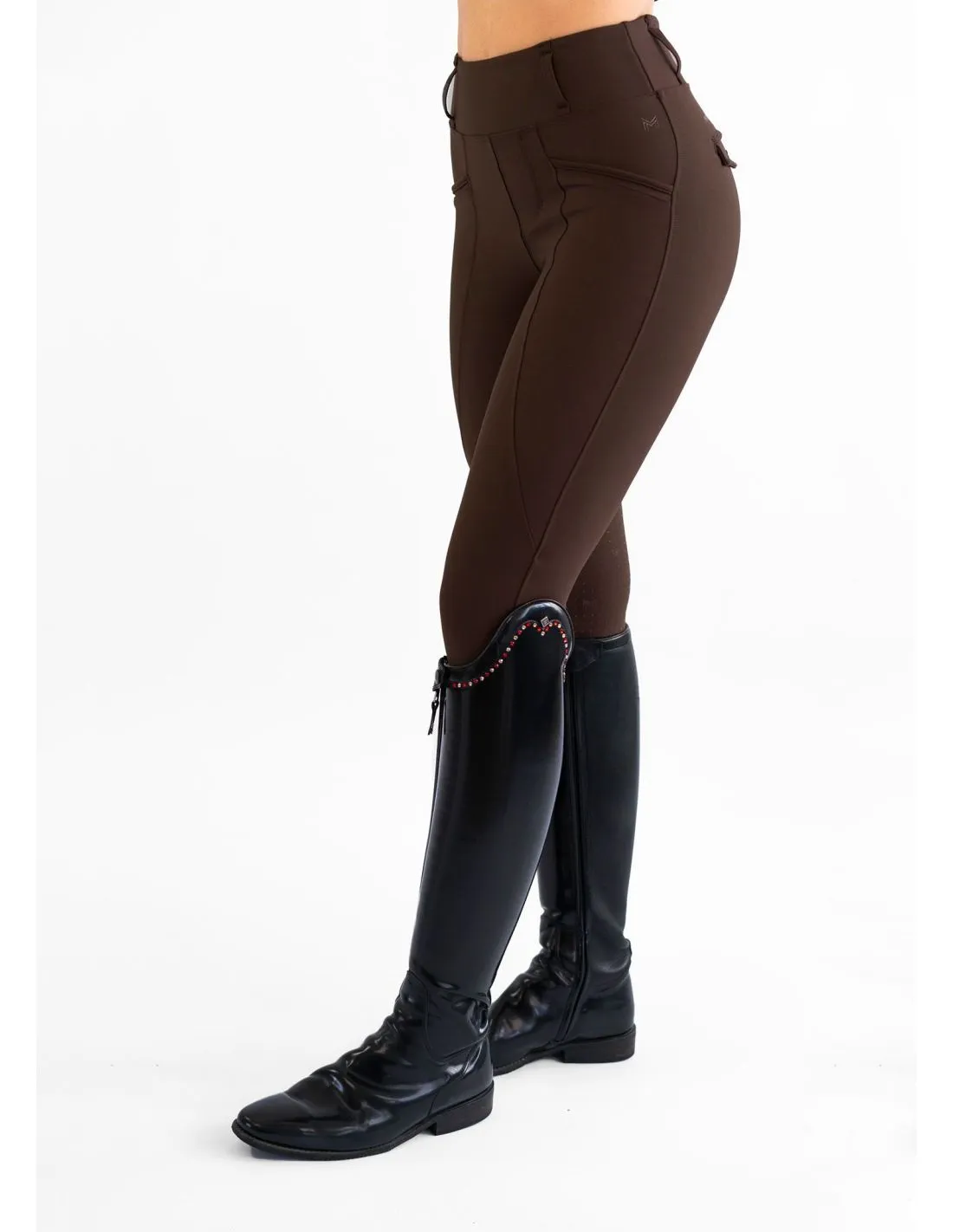 Leggings Pro Riding Chocolate Maximilian