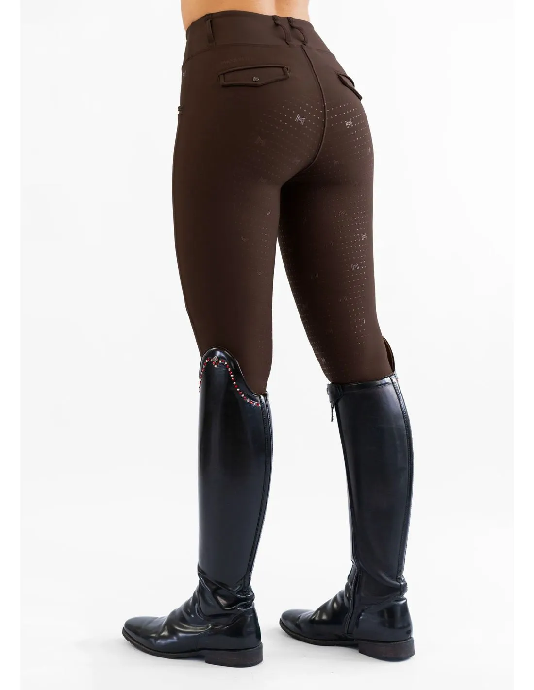 Leggings Pro Riding Chocolate Maximilian