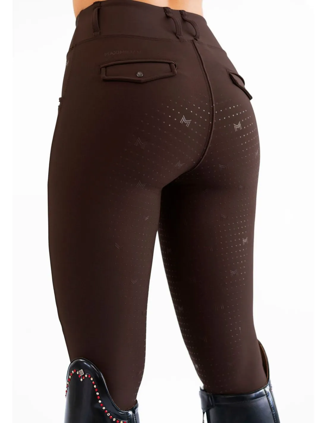 Leggings Pro Riding Chocolate Maximilian