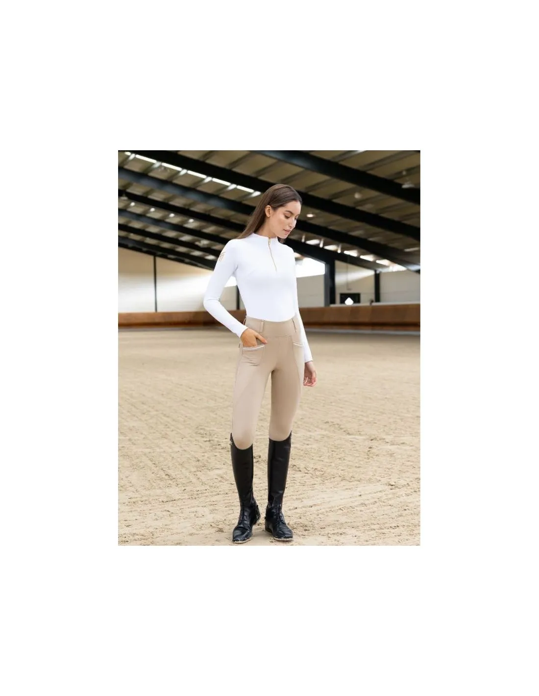 Leggings Winter Pro Riding Beige Maximilian