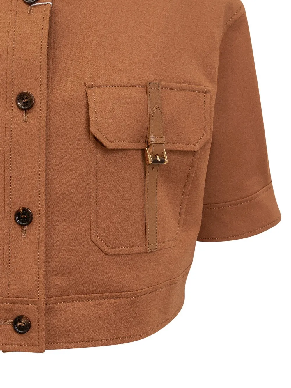 MAX MARA Agiate Jacket with Leather Straps