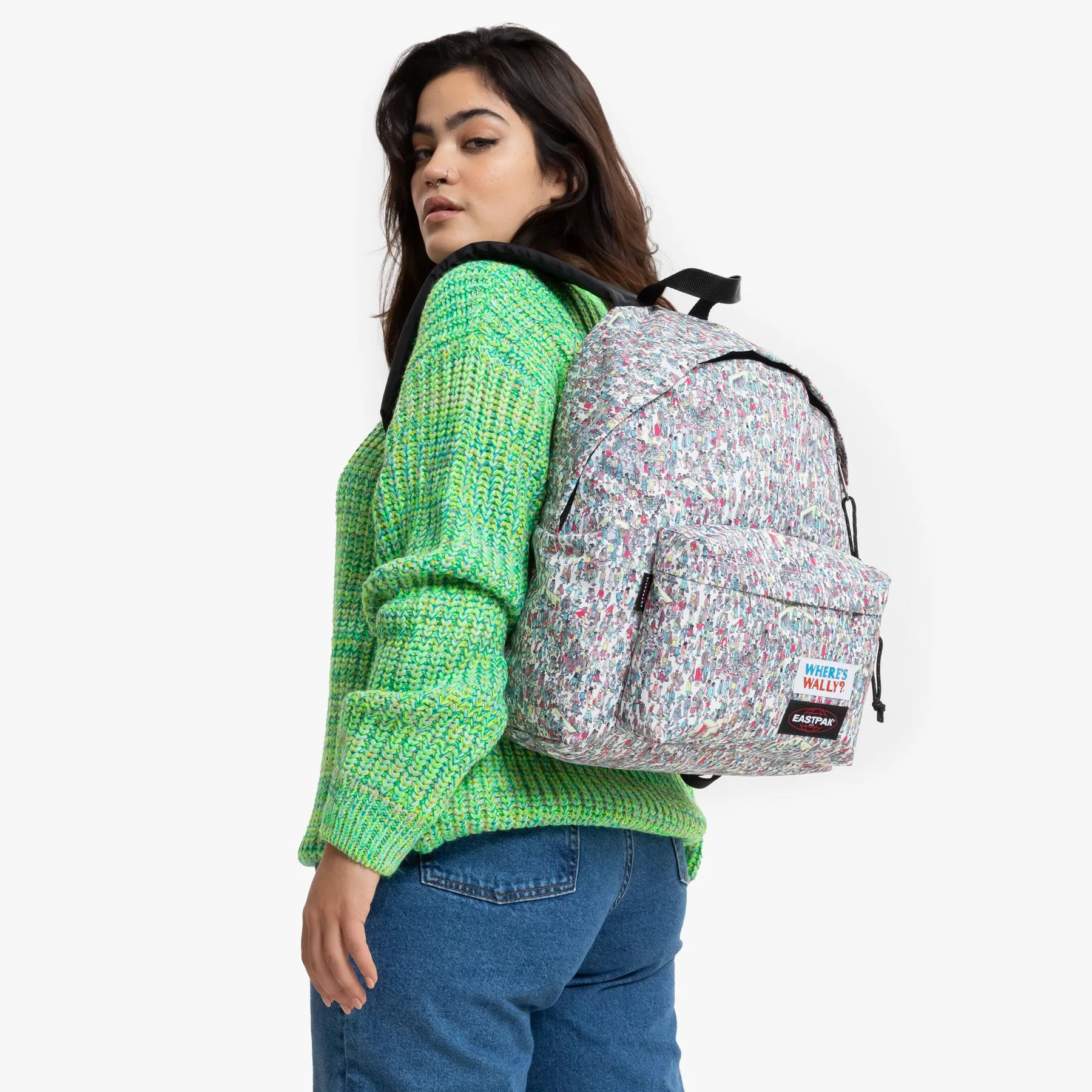 MOCHILA EAST Padded Pak’r® 24 litros EK6205E1 WALLY PANTTERN WHITE-¿donde esta Wally?