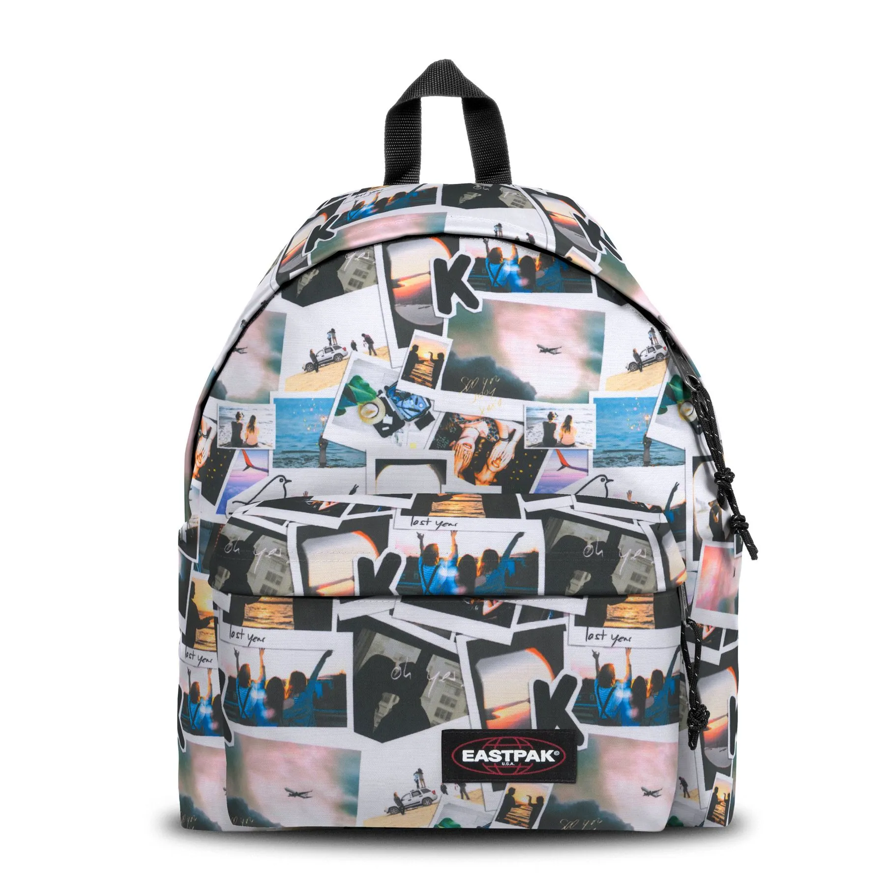 MOCHILA EASTPAK Padded Pak’r® 24l. EK620K35 Post Horizon collage de instantáneas inspiradas viajes