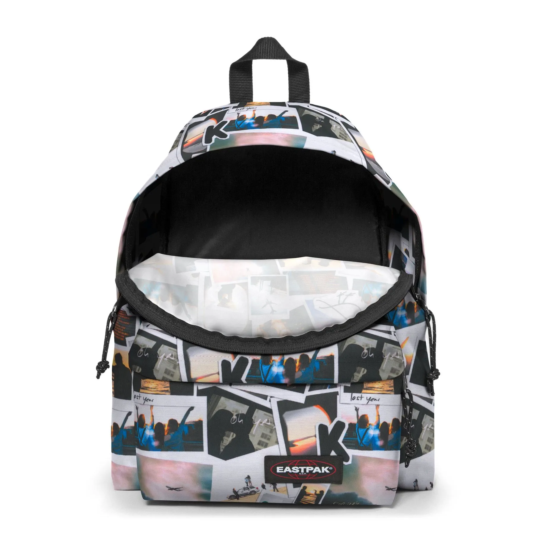 MOCHILA EASTPAK Padded Pak’r® 24l. EK620K35 Post Horizon collage de instantáneas inspiradas viajes