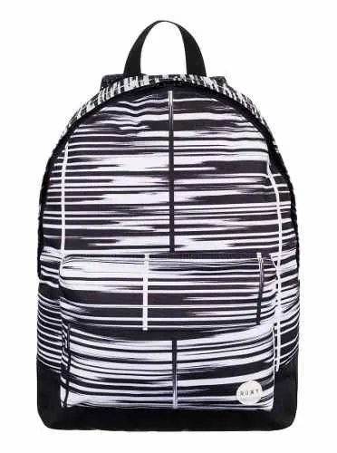 Mochila Roxy Basic Girl ref. ERJBPO3063 Rayas negras y blancas