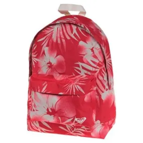 Mochila Roxy Basic Girl ref. XIWBA061  4194036 HAWAIANA flores roja y blanca