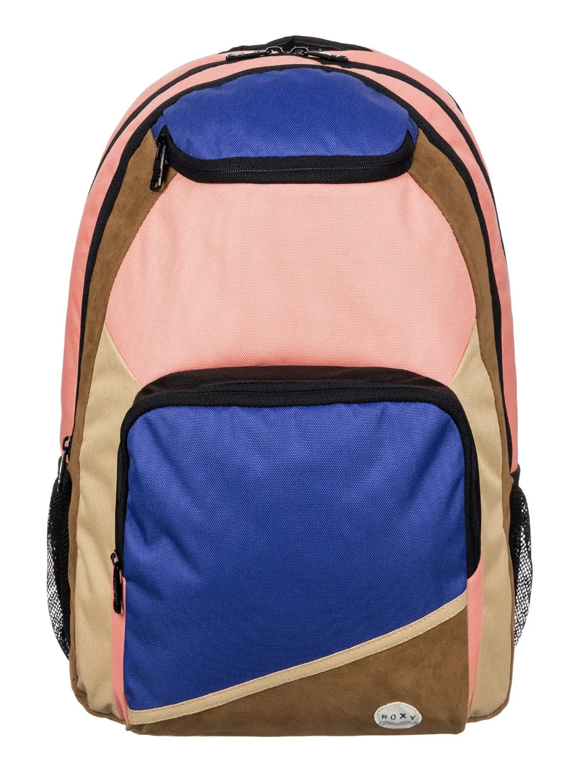 Mochila Roxy doble ERJBP03104 Backpack Shadow Swell Wmn azul salmón